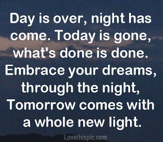 day is over