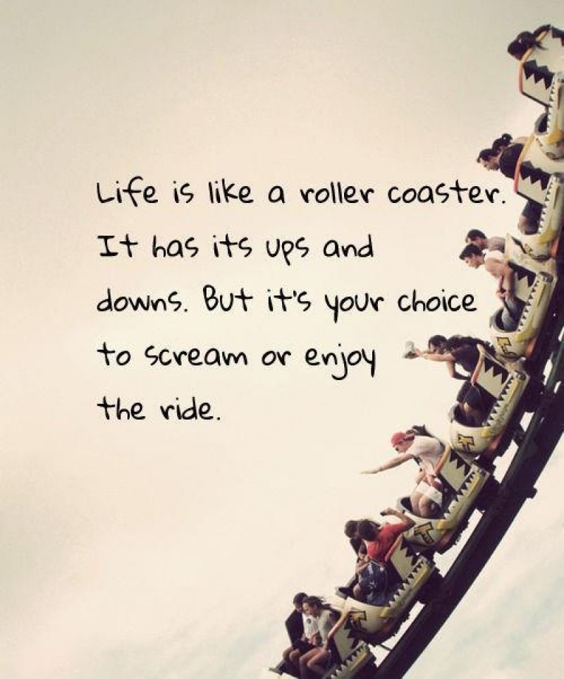 Life Is Like A Roller Coaster