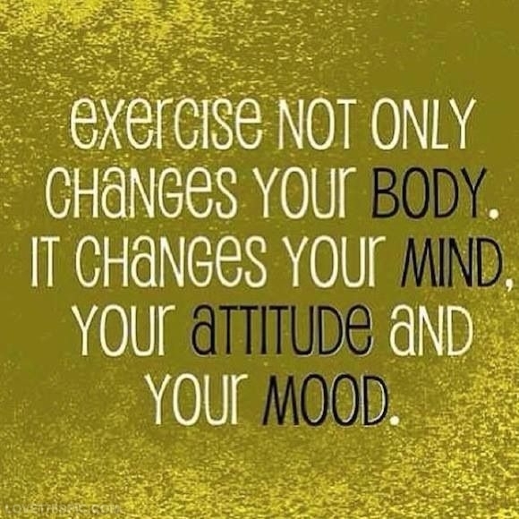Exercise changes you