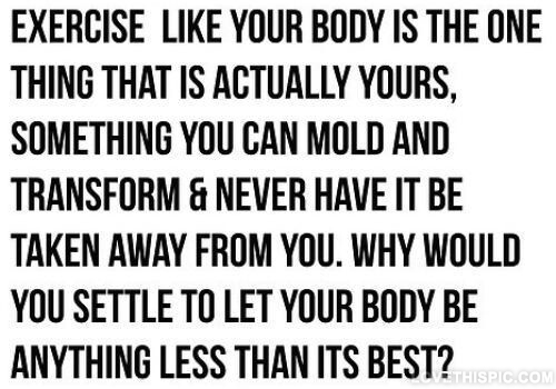 Exercise like your body