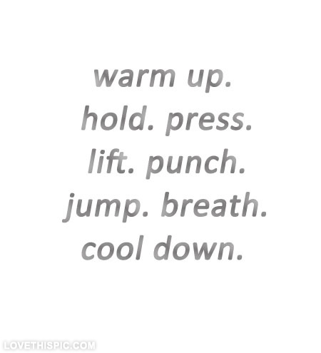 Warmup workout tip Warmup workout tip