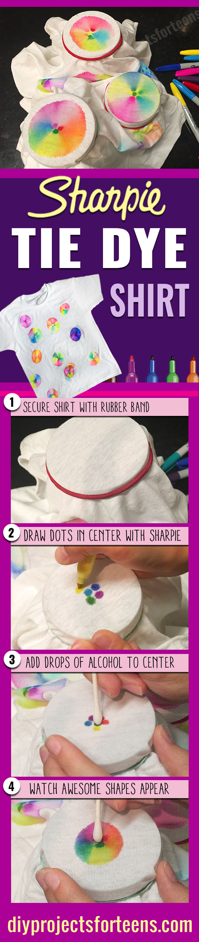 sharpie tie dye shirt