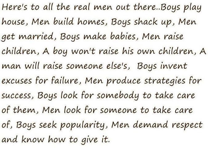 real men