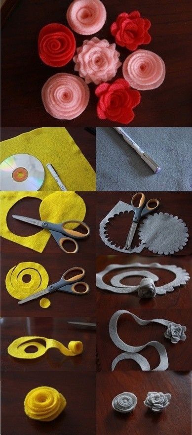 DIY Fabric Roses