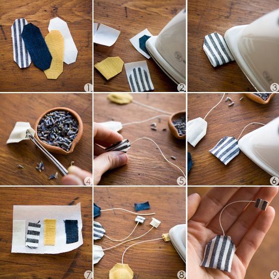 DIY miniature tea bag