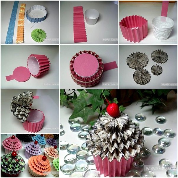 DIY Paper Cupcake Gift Box Pictures, Photos, and Images for Facebook
