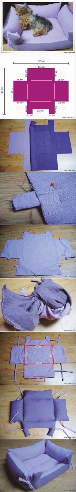 DIY doggy bed
