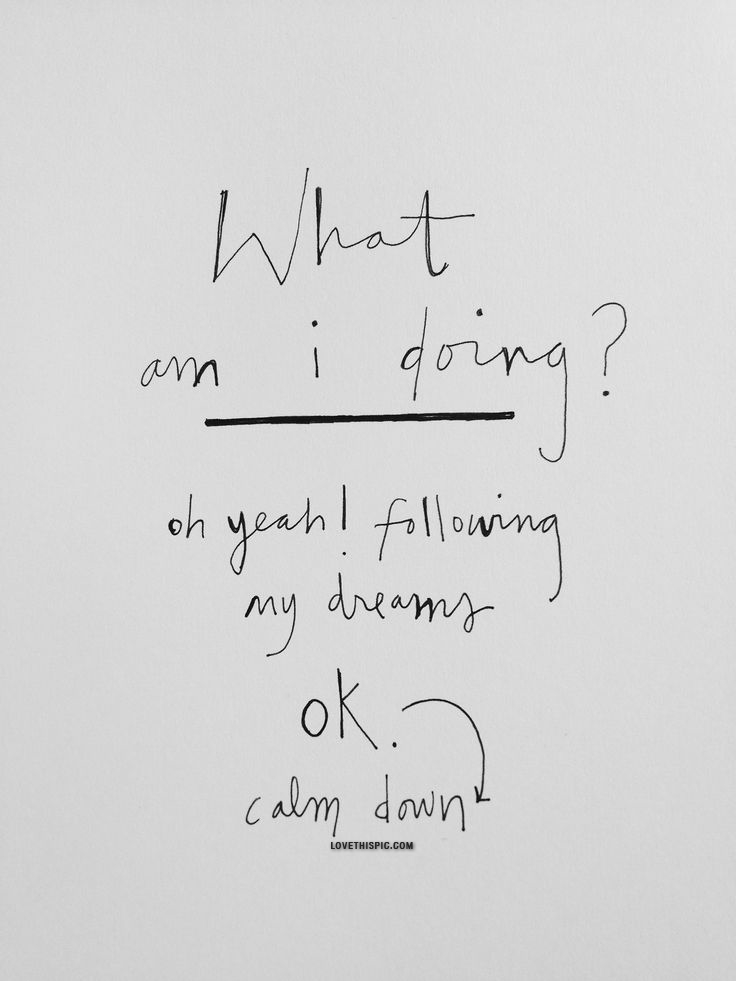 What am i doing? What am i doing?