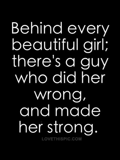 Behind every beautiful girl Behind every beautiful girl