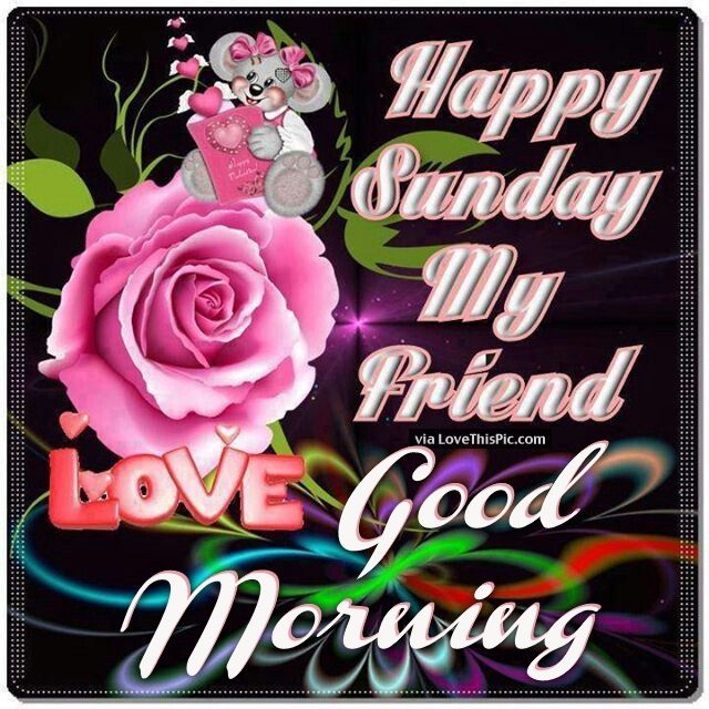 Happy Sunday Friends Images Happy Sunday My Friend Good Morning Pictures, Photos, And Images For  Facebook, Tumblr, Pinterest, And Twitter
