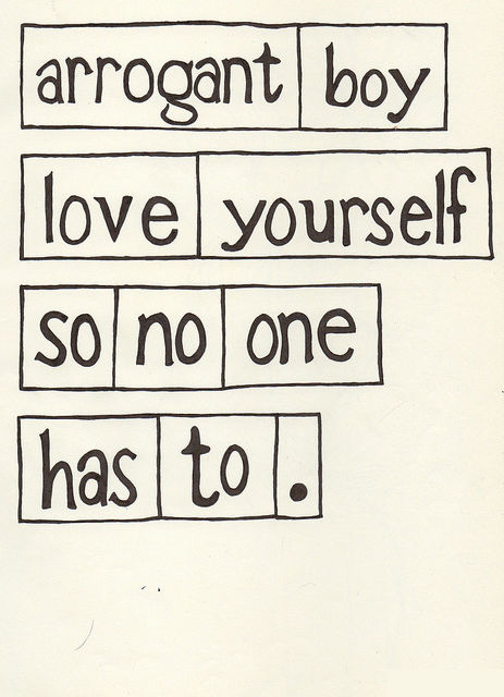 Love yourself so no one has to