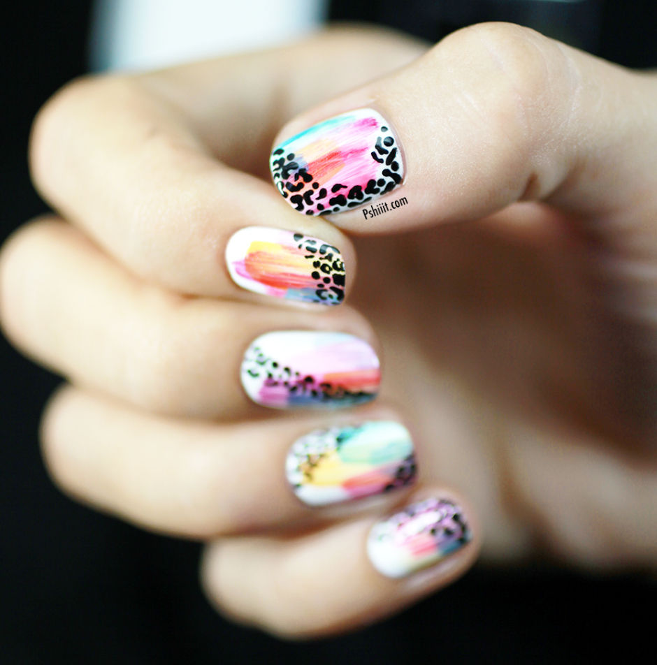 Colored Leopard Print Nails Pictures, Photos, and Images for Facebook, Tumblr, Pinterest, and