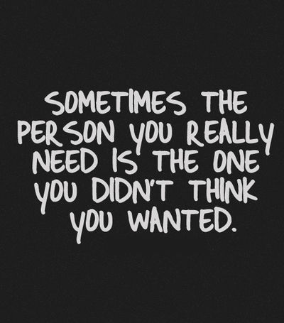 Sometimes the person you really need