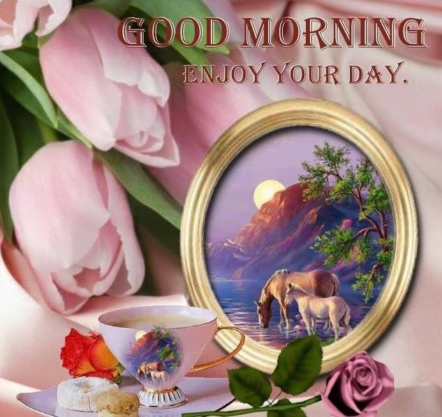 Good Morning Enjoy Your Day Good Morning Enjoy Your Day Quote With Flowers Pictures, Photos, And Images  For Facebook, Tumblr, Pinterest, And Twitter