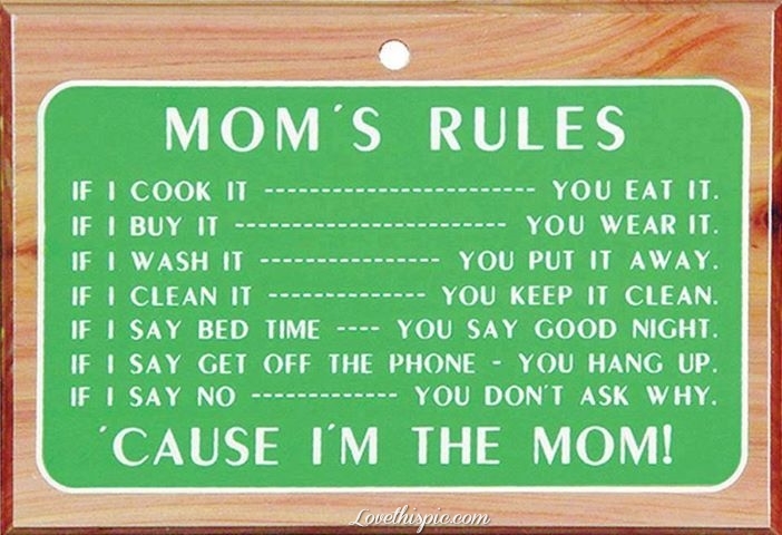 moms rules