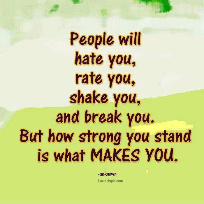 how strong you stand