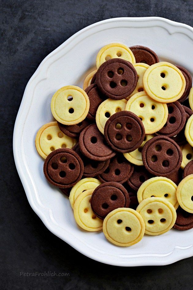 Vanilla Chocolate Button Cookies Pictures, Photos, and Images for