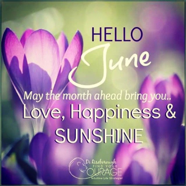 Hello June May The Month Ahead Be Filled With Love Pictures Photos 