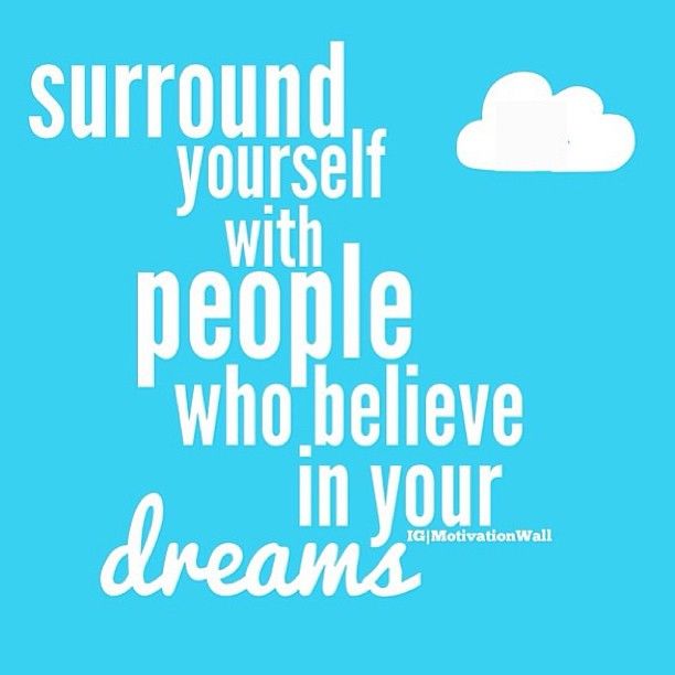 Surround Yourself With People Who Believe In Your Dreams Pictures