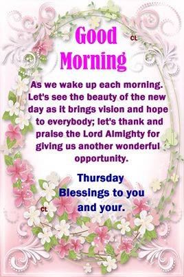 Positive Good Morning Thursday Blessings Good Morning, Thursday Blessings To You And Yours Pictures, Photos, And  Images For Facebook, Tumblr, Pinterest, And Twitter