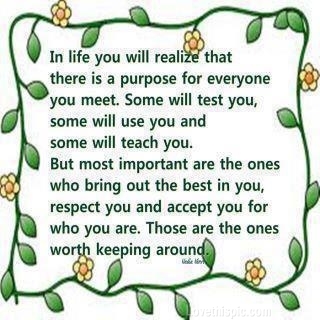 in life