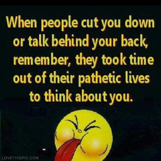 when people cut you down