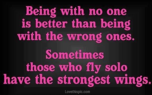 Being with no one