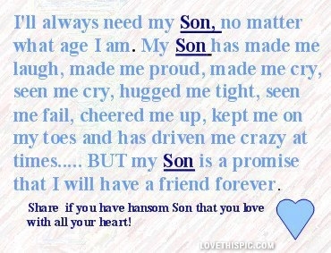 My son
