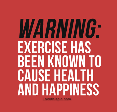 Exercise warning