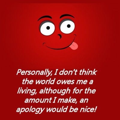 an apology
