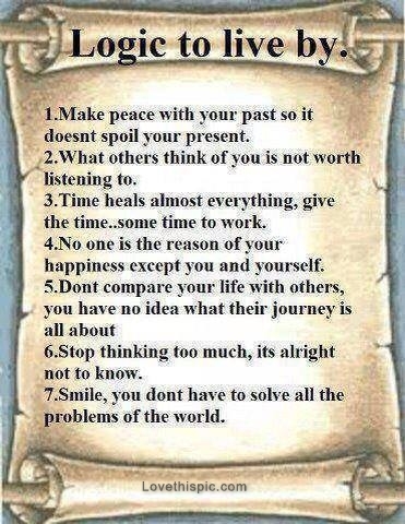logic to live by logic to live by