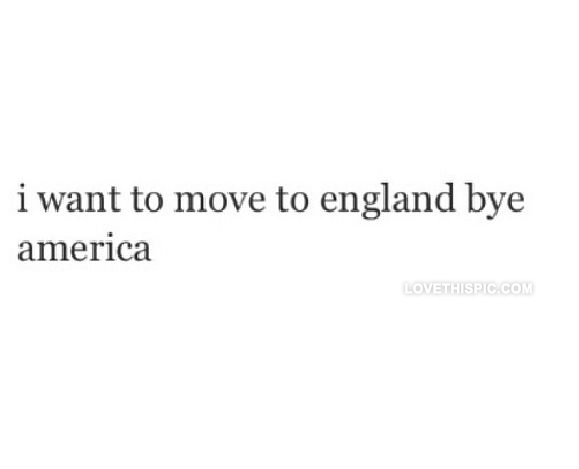 Moving To England