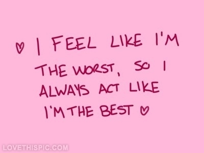 I always act like im the best I always act like im the best