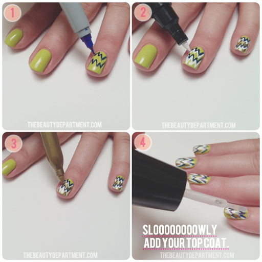 The Run Down nail art The Run Down nail art
