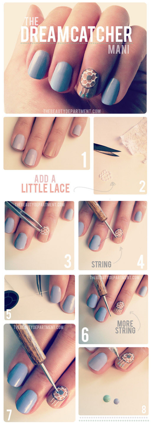 DIY Dreamcatcher Mani DIY Dreamcatcher Mani