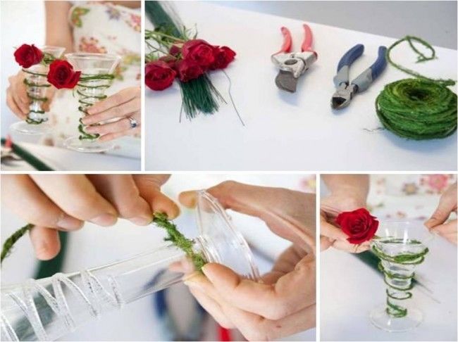 DIY Vase Wrap