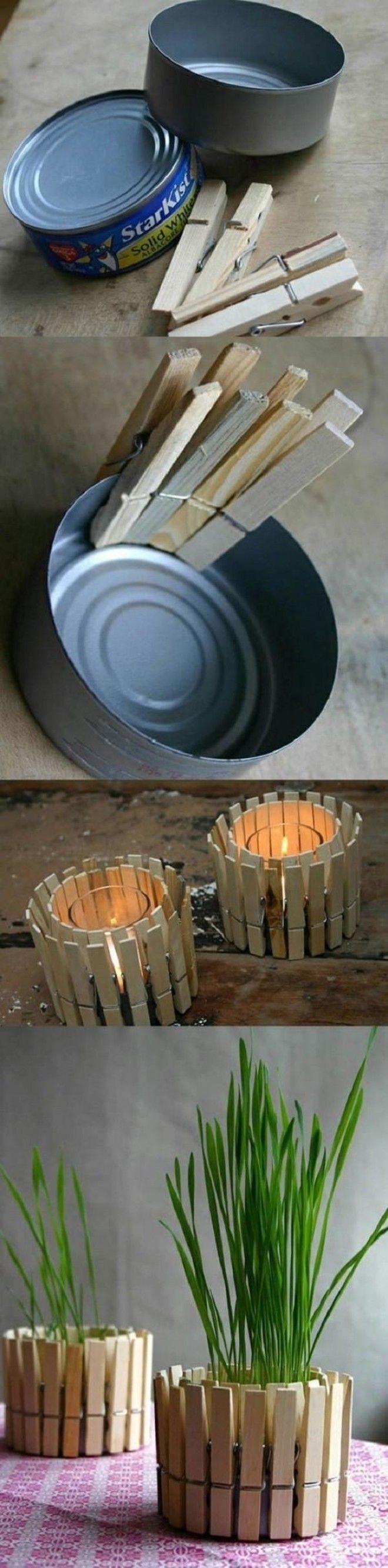 Clothes Line Planter Candles Clothes Line Planter Candles