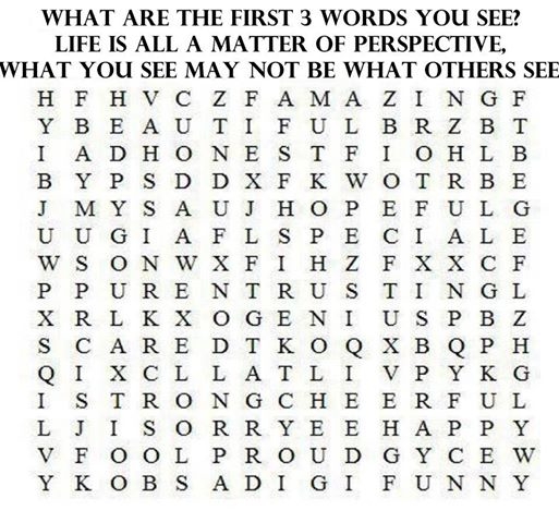 first 3 words