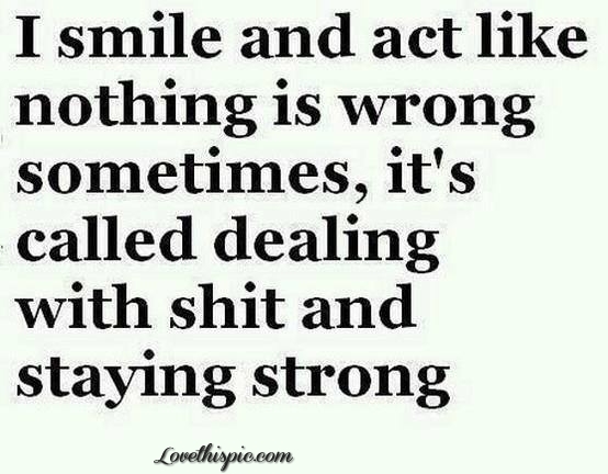 staying strong
