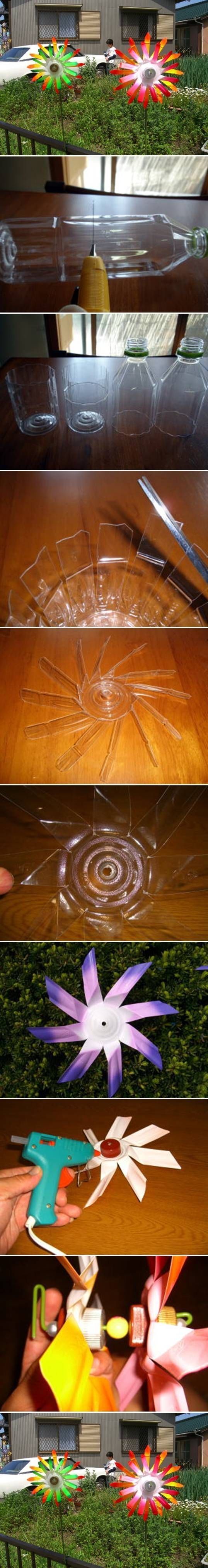 DIY Plastic Bottle Windmill