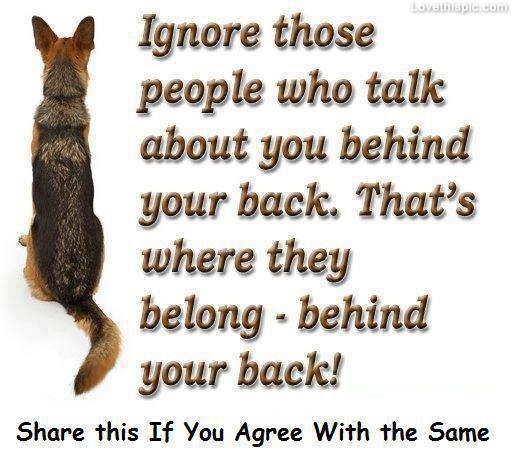 ignore those ignore those
