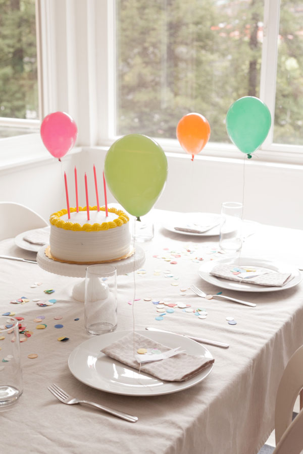 Mini Balloon Placecards