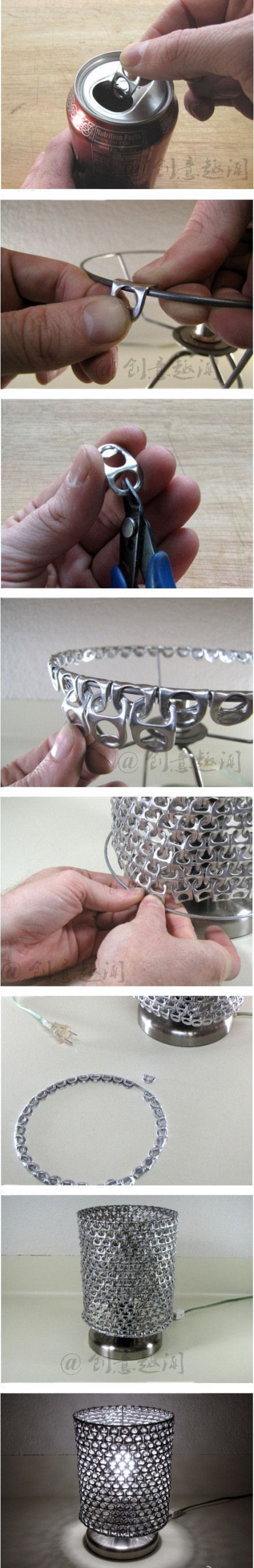 DIY Soda Cap Lamp