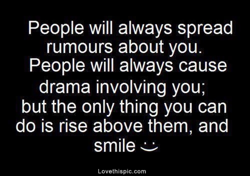 rise above and smile