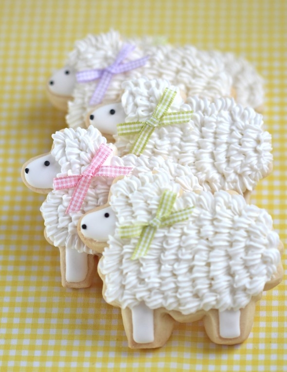 Lamb Decorated Cookies