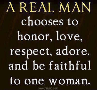 A real man A real man