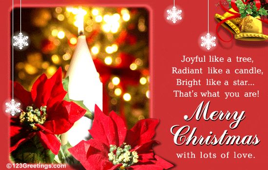 Beautiful 44 Christmas Wishes Card For Friends