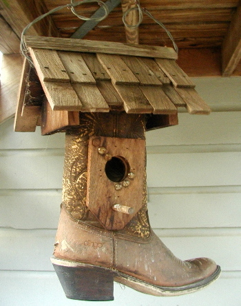 Boot Birdhouse
