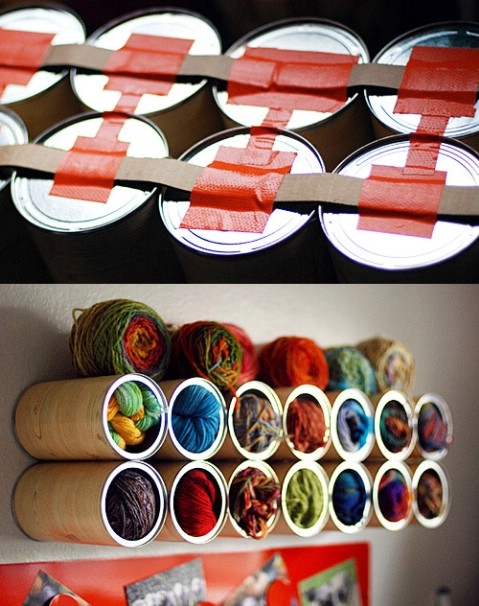 Coffee Canisters To Store Yarn Coffee Canisters To Store Yarn