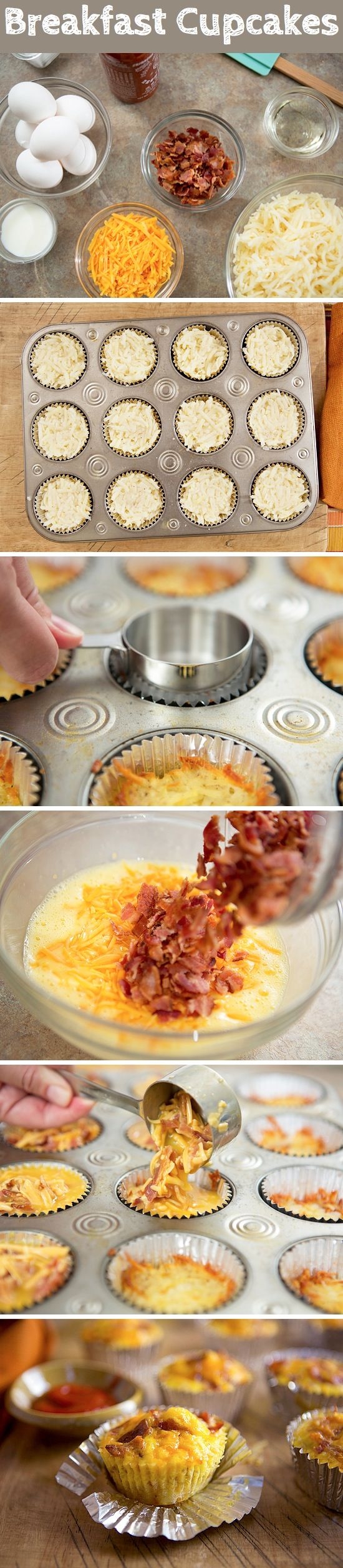 DIY Breakfast Cupcakes
